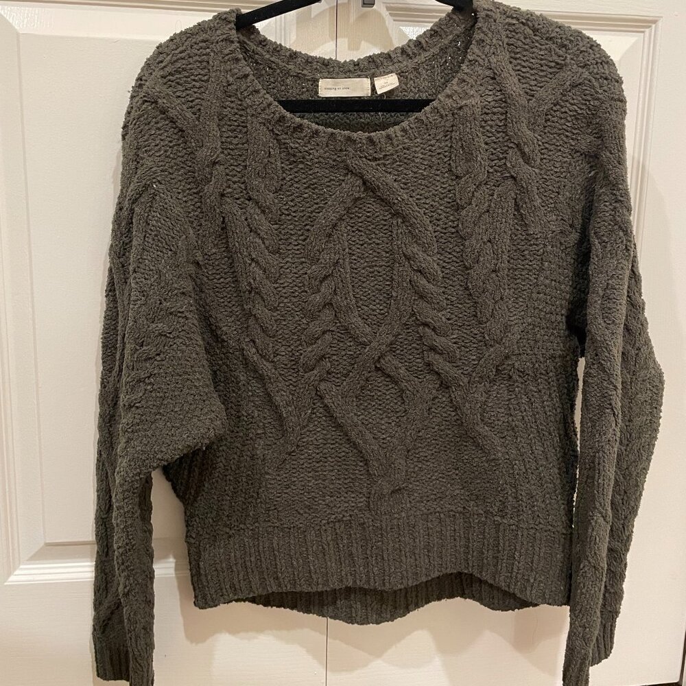 Anthropologie Sleeping on Snow Sweater - XS, Dark Green